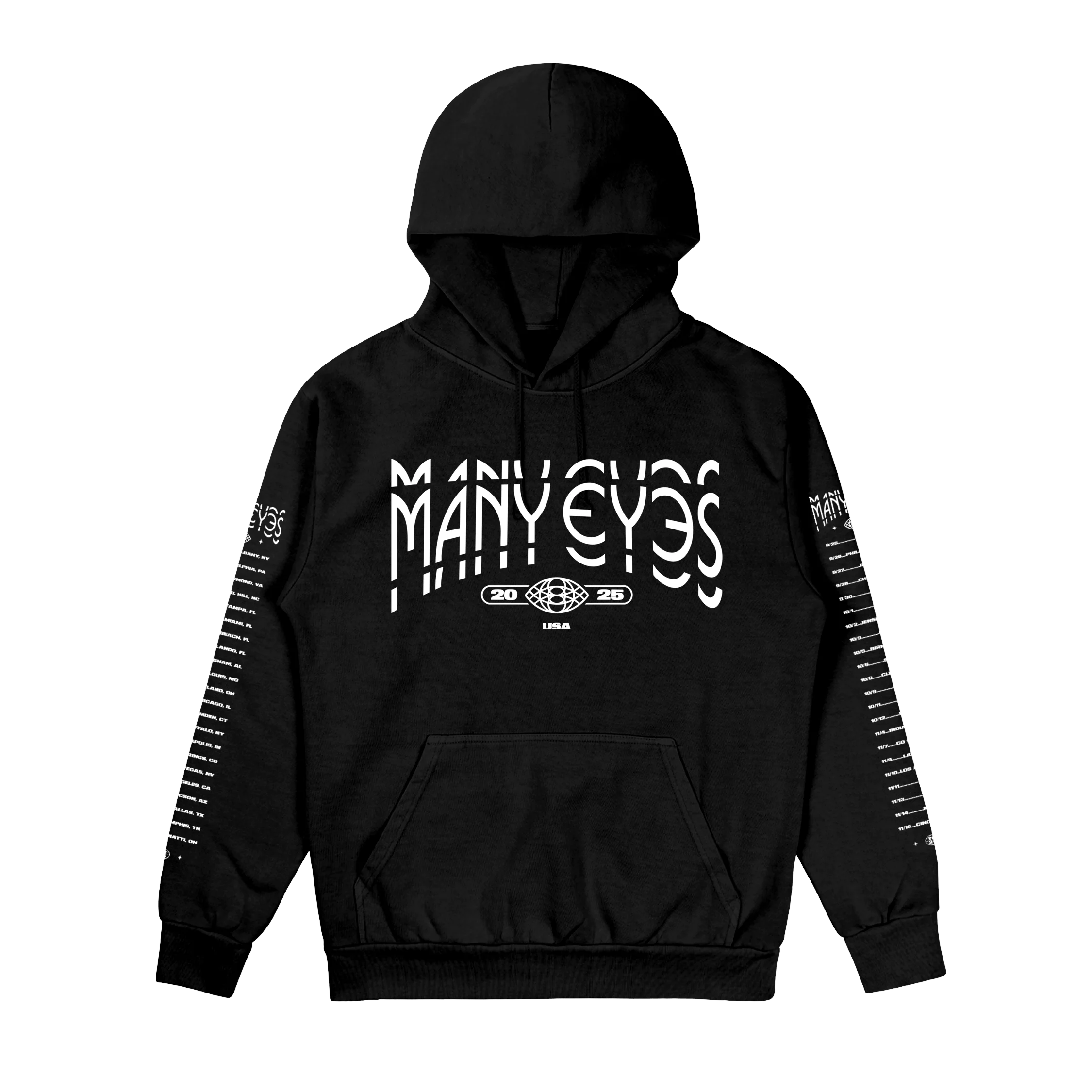 Many Eyes - Fall Tour 2025 Hoodie