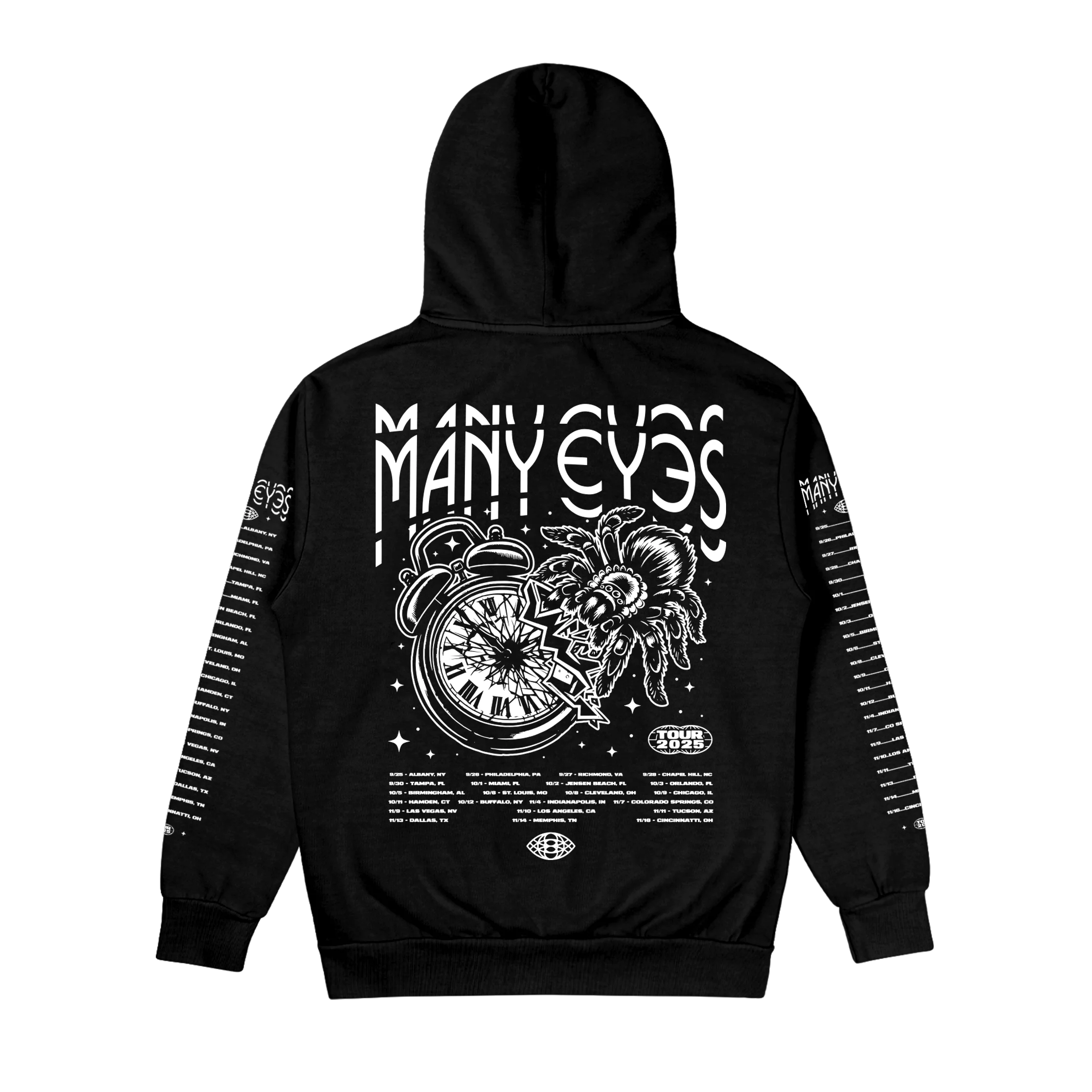 Many Eyes - Fall Tour 2025 Hoodie - Image 2