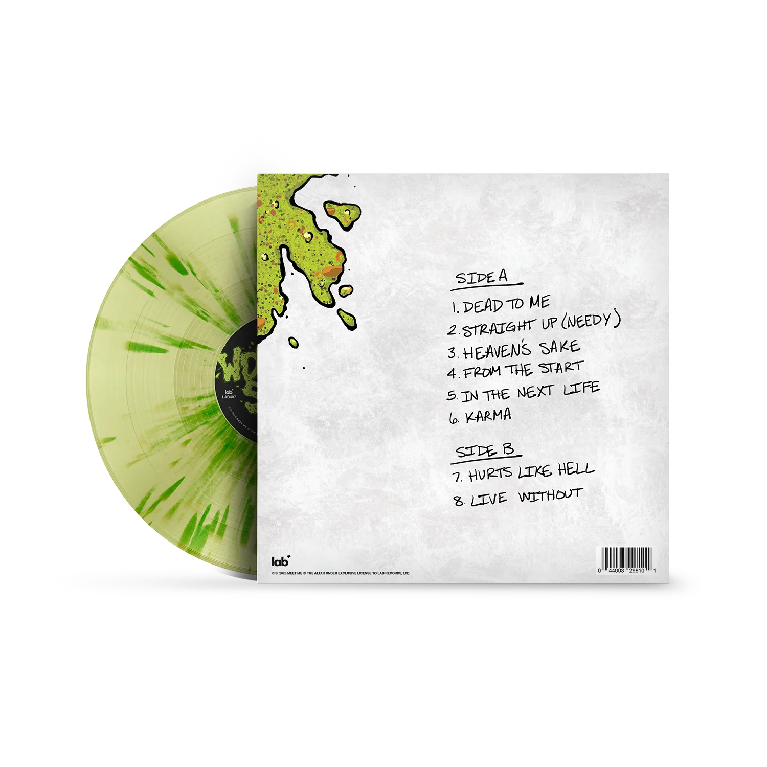 Meet Me @ The Altar - WORRIED SICK Vinyl - Image 2