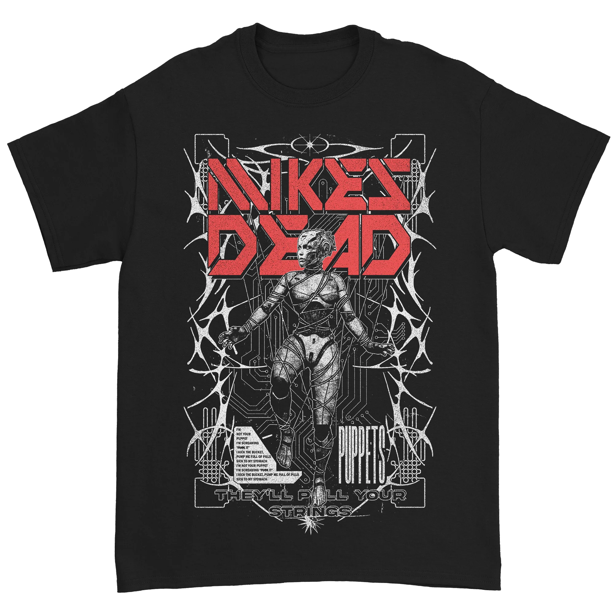 Mike's Dead - Puppets T-Shirt (Black)