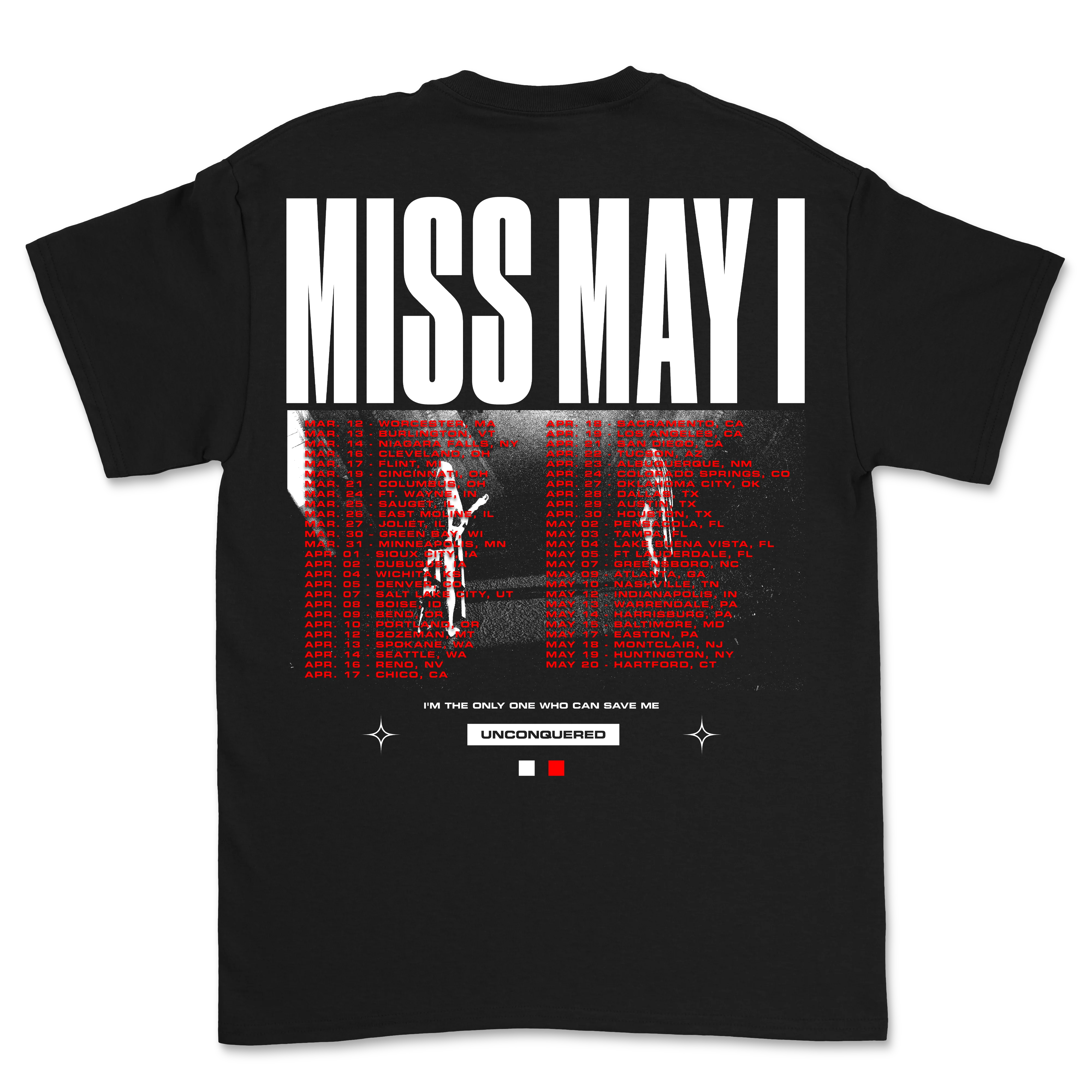 Miss May I - Tour T-Shirt - Image 3