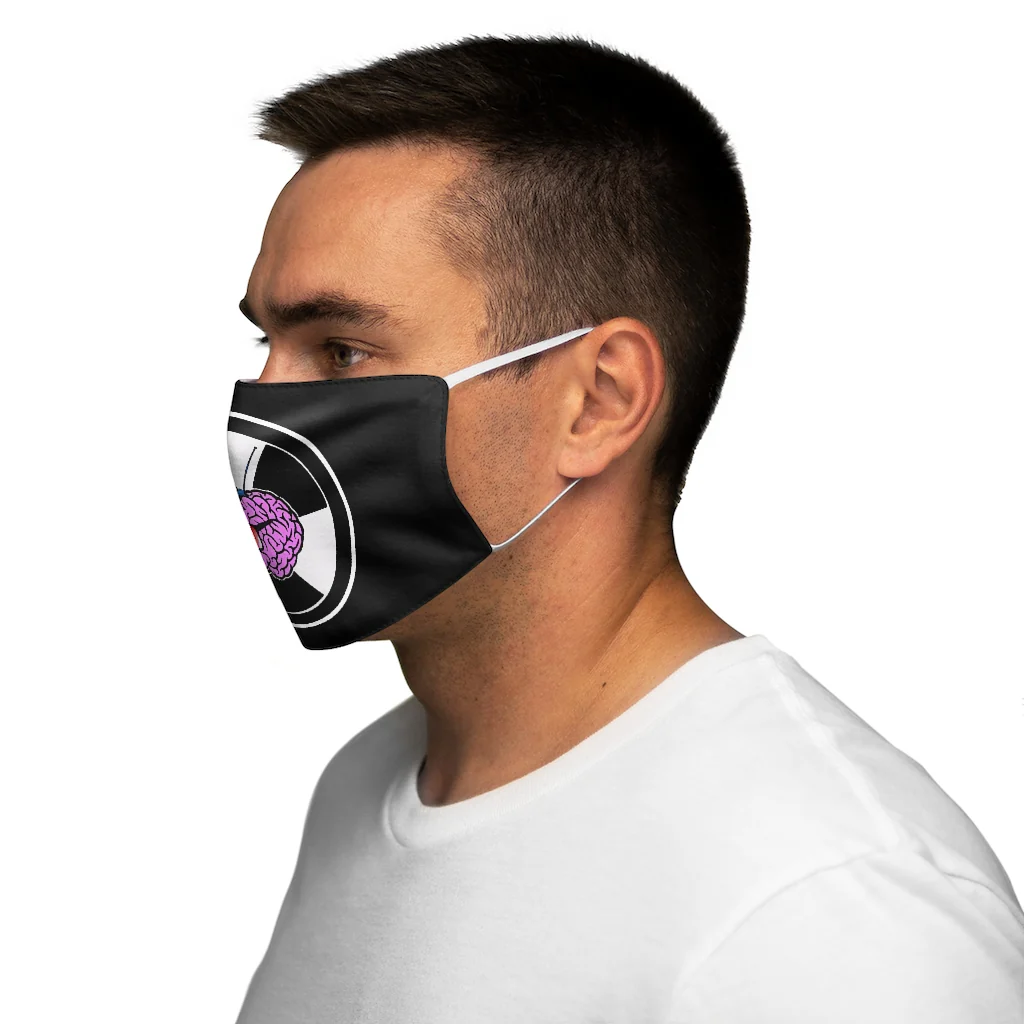 NerdyVision - Brain Logo Face Mask - Image 3