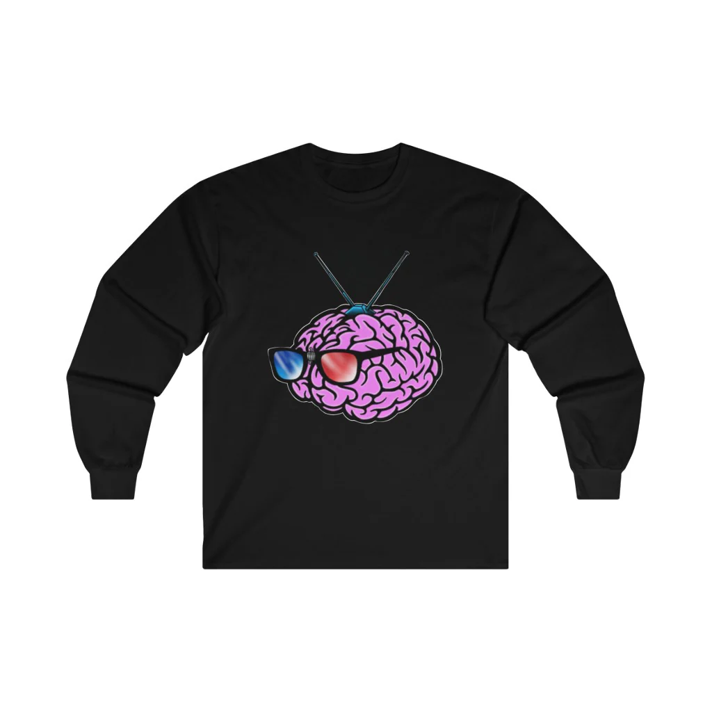 NerdyVision - Brain Logo Long Sleeve - Image 3