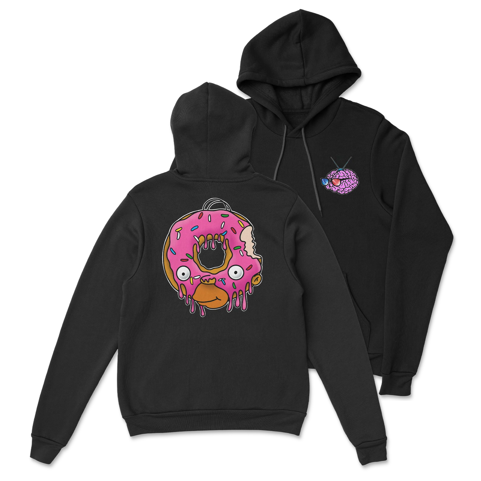 NerdyVision - Donut Head Hoodie - Image 4