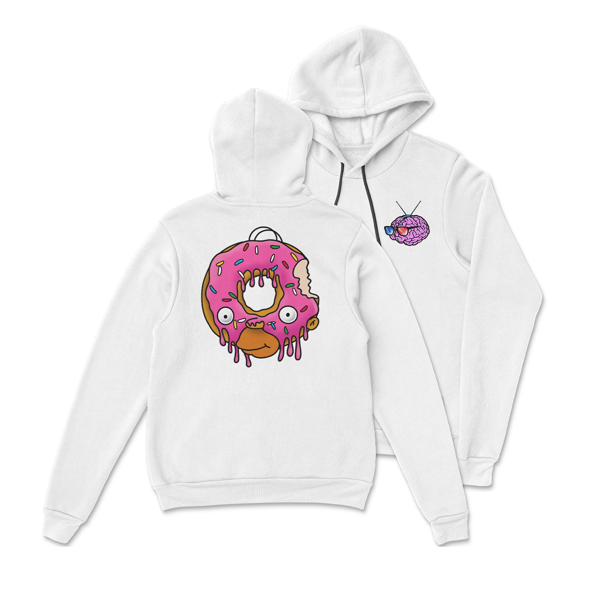 NerdyVision - Donut Head Hoodie - Image 7