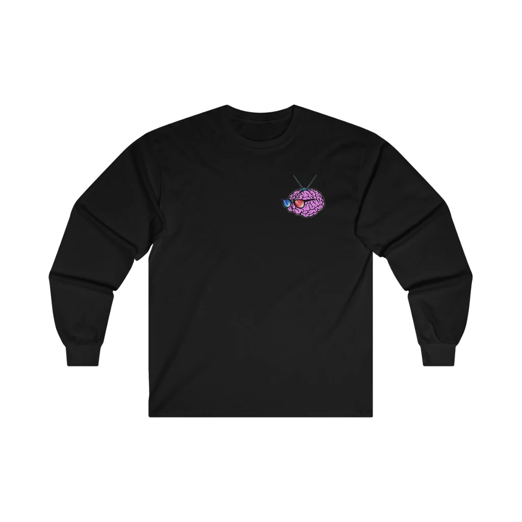 NerdyVision - Beach Browsing Plumber Long Sleeve - Image 4