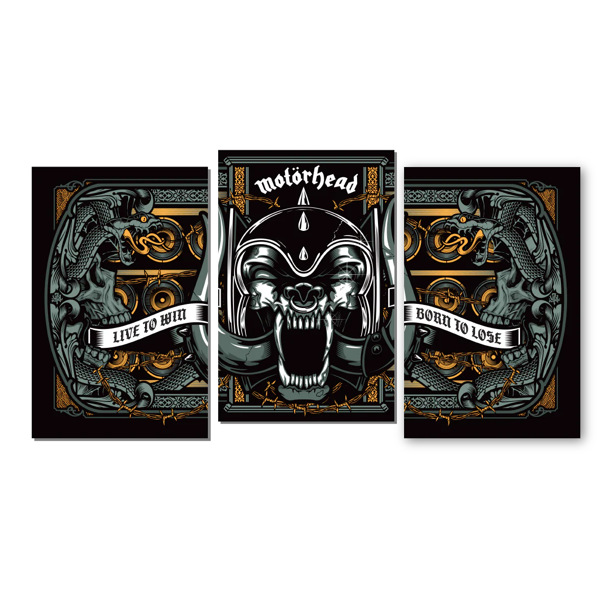 NO REMORSE: THE ILLUSTRATED TRUE STORIES OF LEMMY KILMISTER AND MOTÖRHEAD - DELUXE + VINYL 2-LP EDITION - Image 6