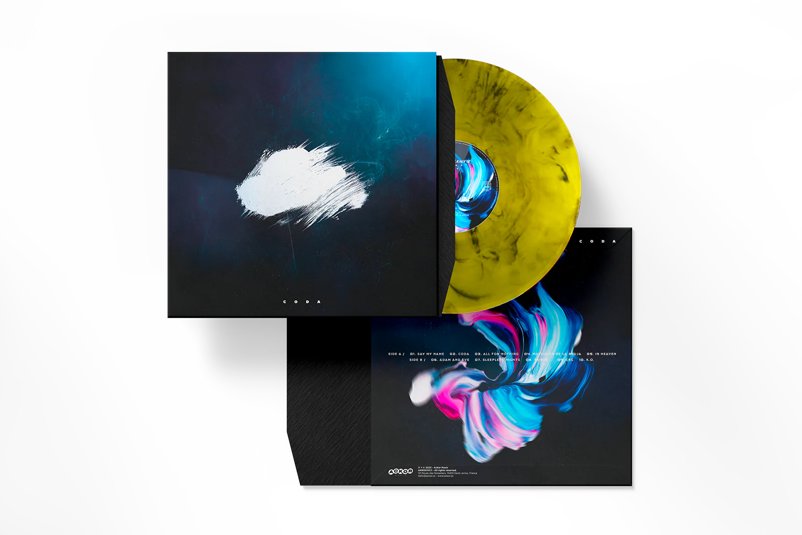 Novelists - CODA - Yellow Smoke & Black Vinyl