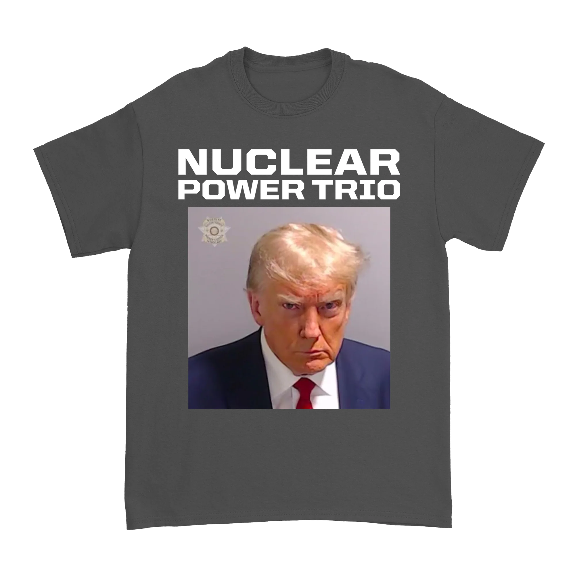 Nuclear Power Trio - Criminally Great Riffs T-Shirt - Image 2