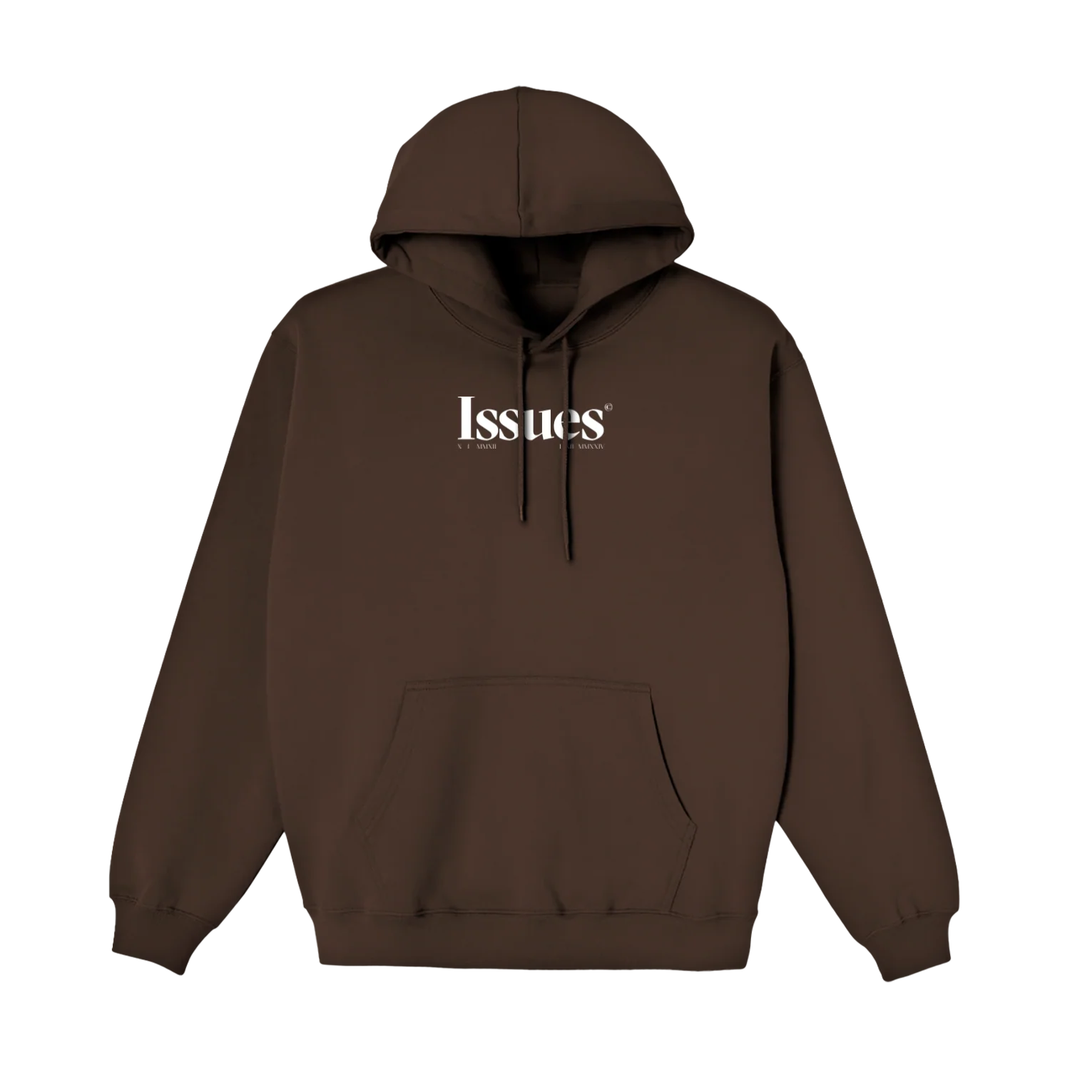 ISSUES - Numerals Brown Hoodie