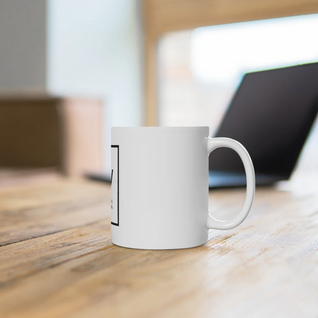 Primary Wave - Black Icon Mug - Image 4