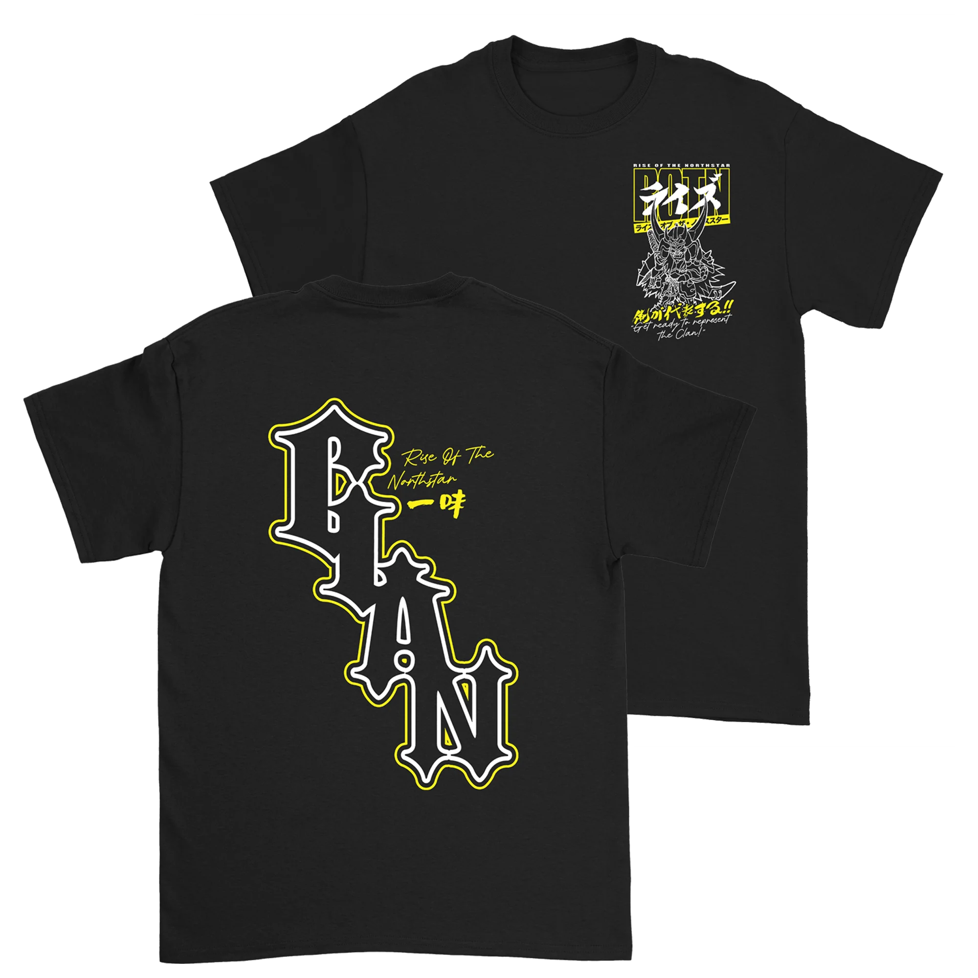 Rise Of The Northstar - Represent The Clan Black T-Shirt