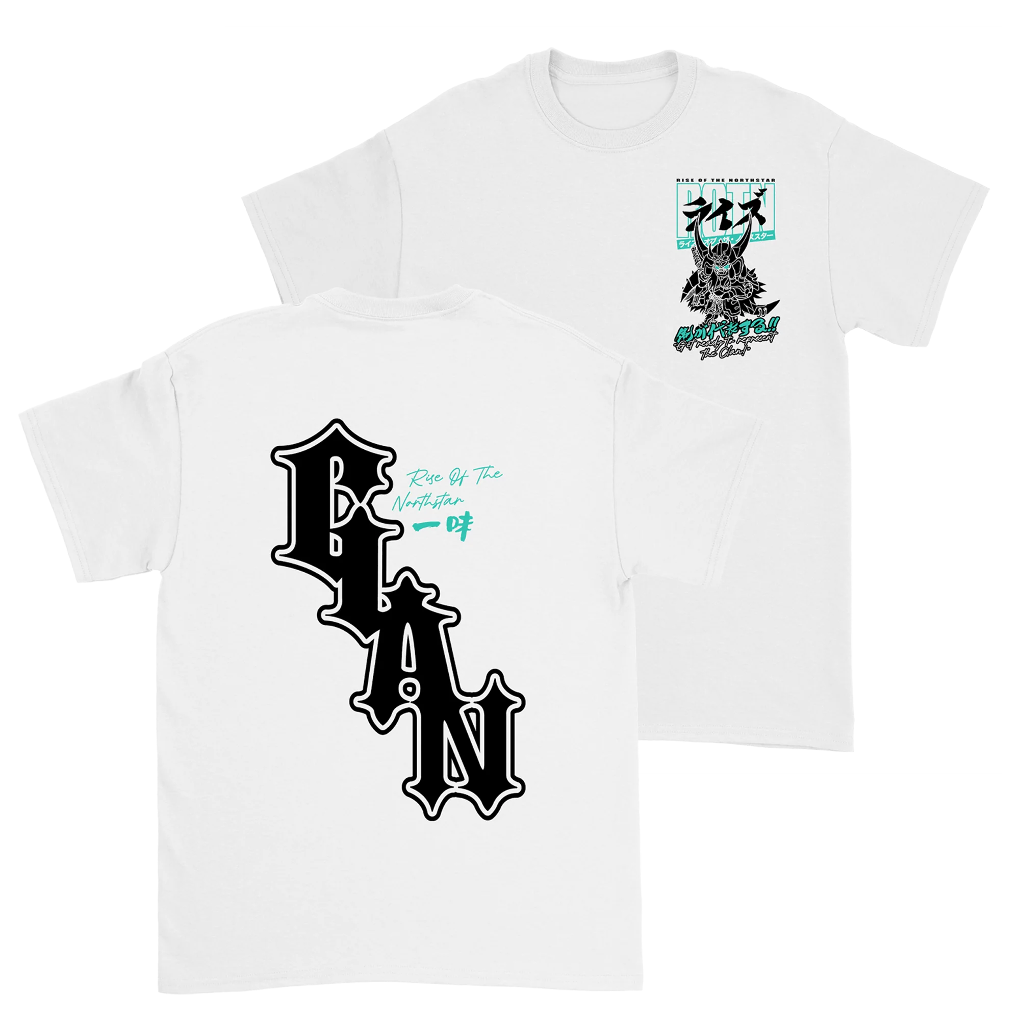 Rise Of The Northstar - Represent The Clan White T-Shirt