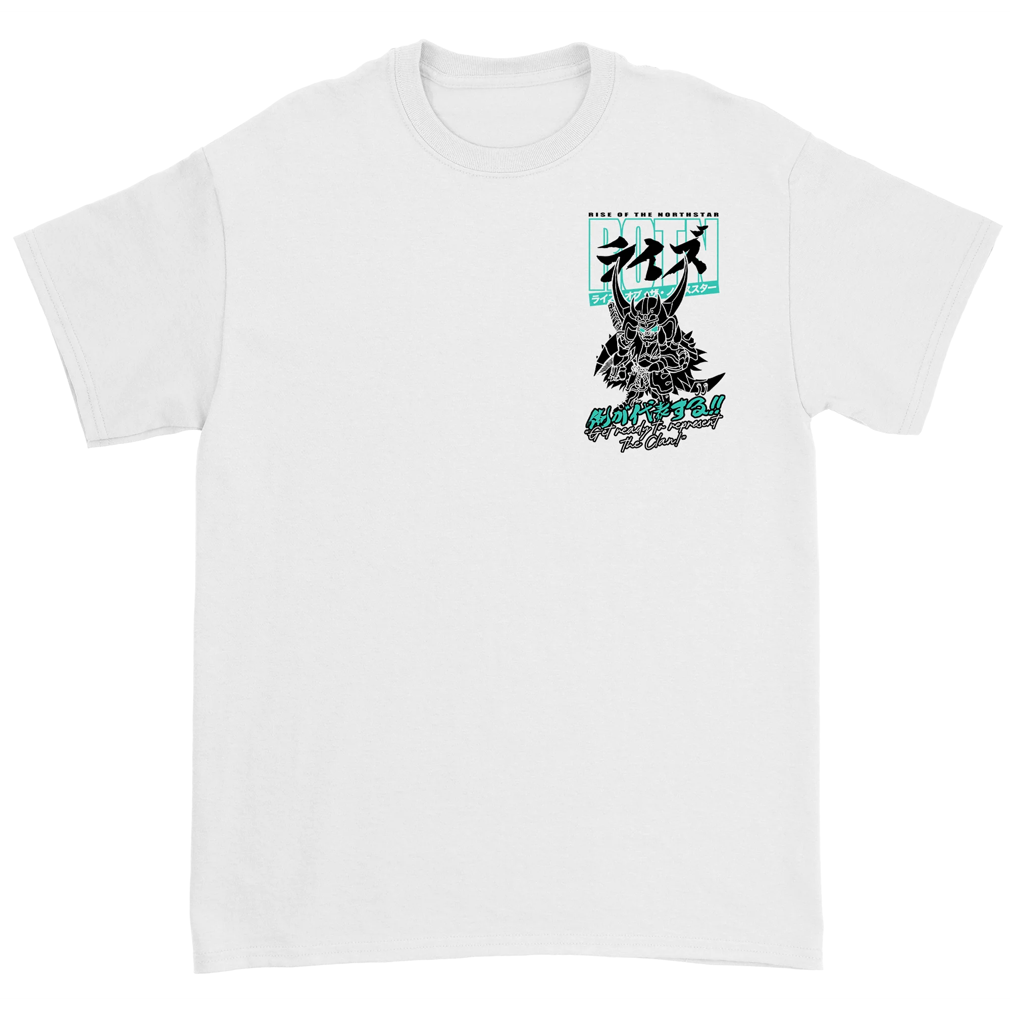Rise Of The Northstar - Represent The Clan White T-Shirt - Image 2