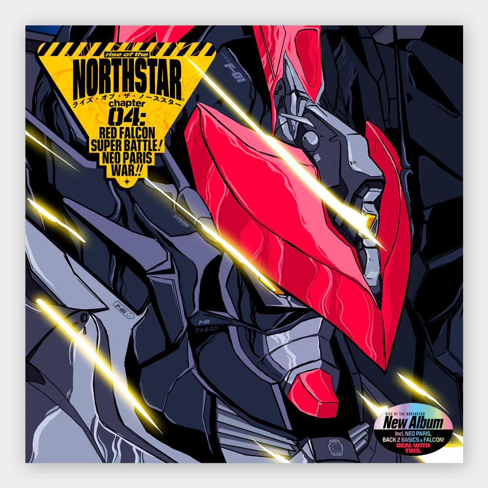 Rise Of The Northstar - C4 : RED FALCON SUPER BATTLE! NEO PARIS WAR!!" LP ALBUM [BLACK EDITION]