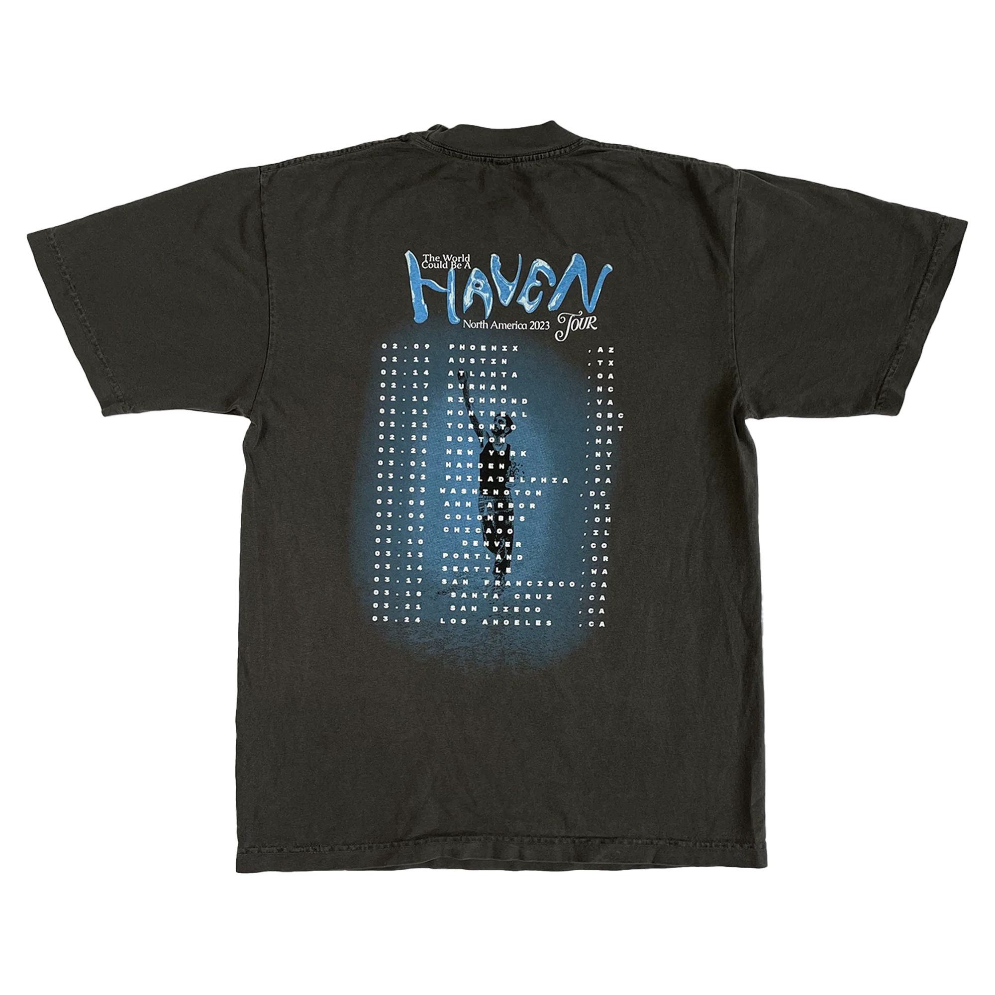 Haven Tour T-Shirt - Charcoal - Image 3