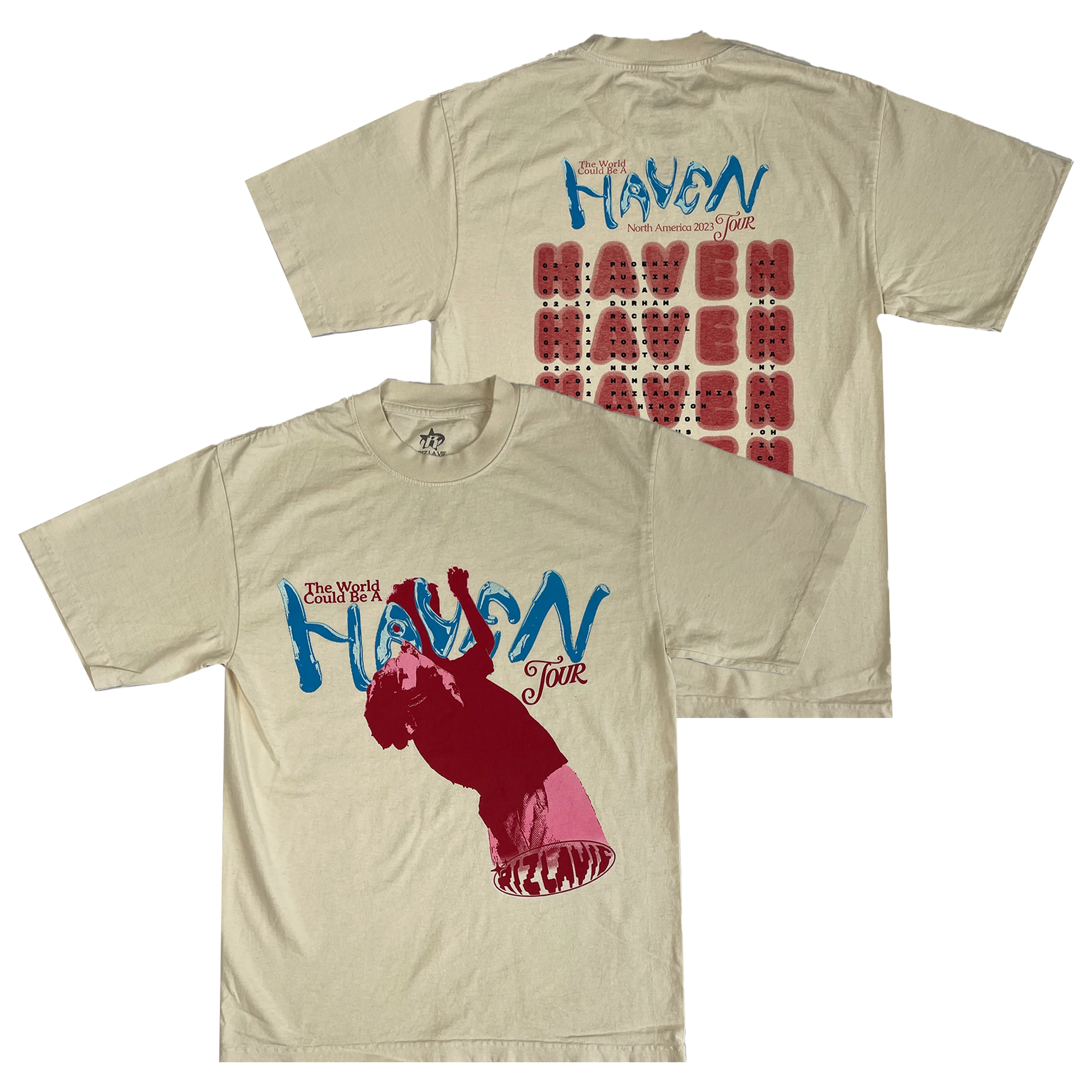 Haven Tour T-Shirt - Cream
