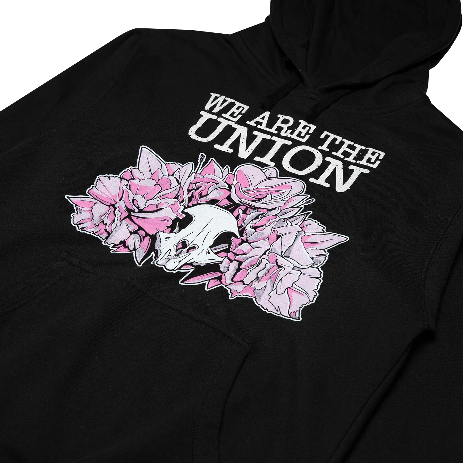 We Are The Union - Rose Skull Hoodie - Image 2