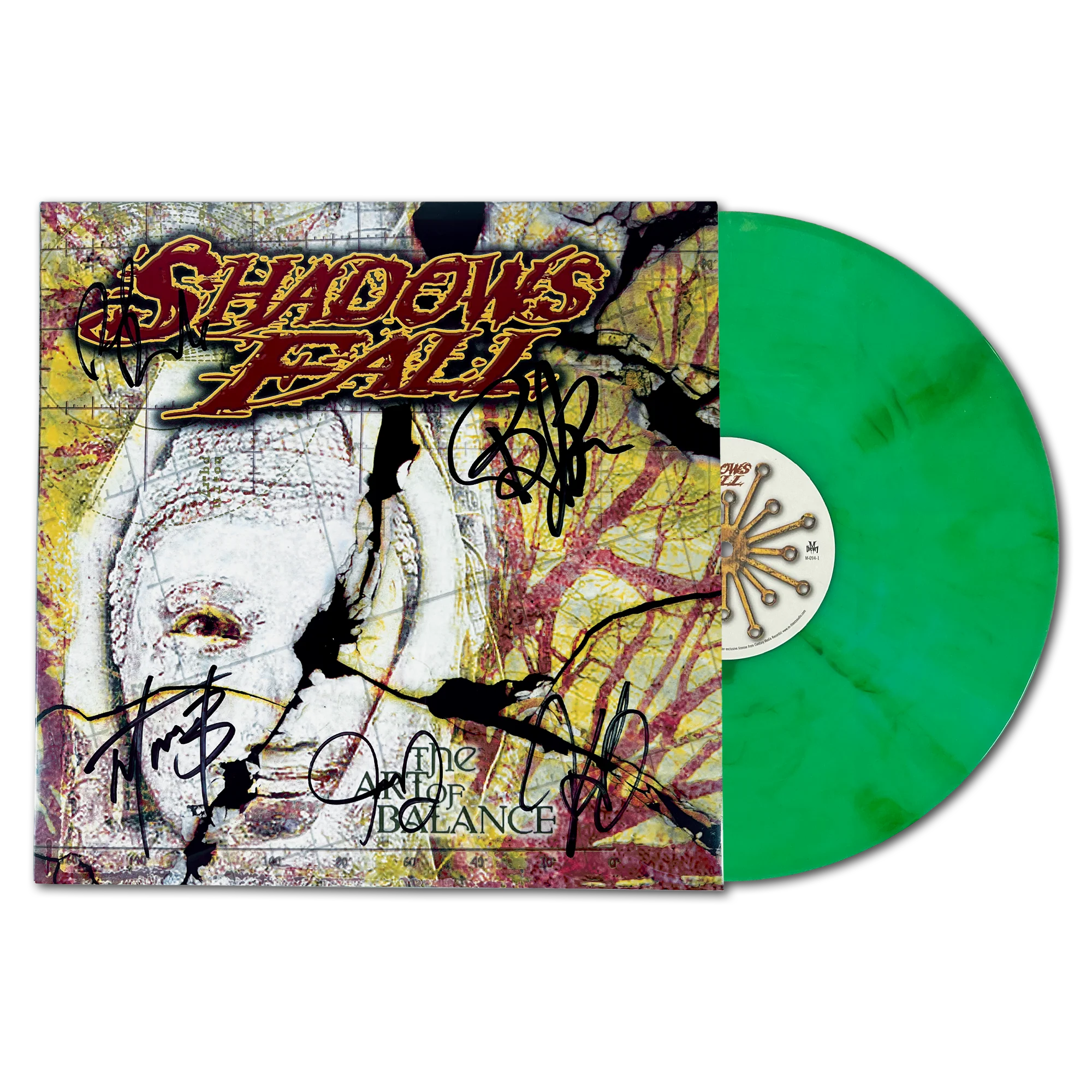 Shadows Fall "The Art Of Balance" LP - Green Vinyl (Signed)