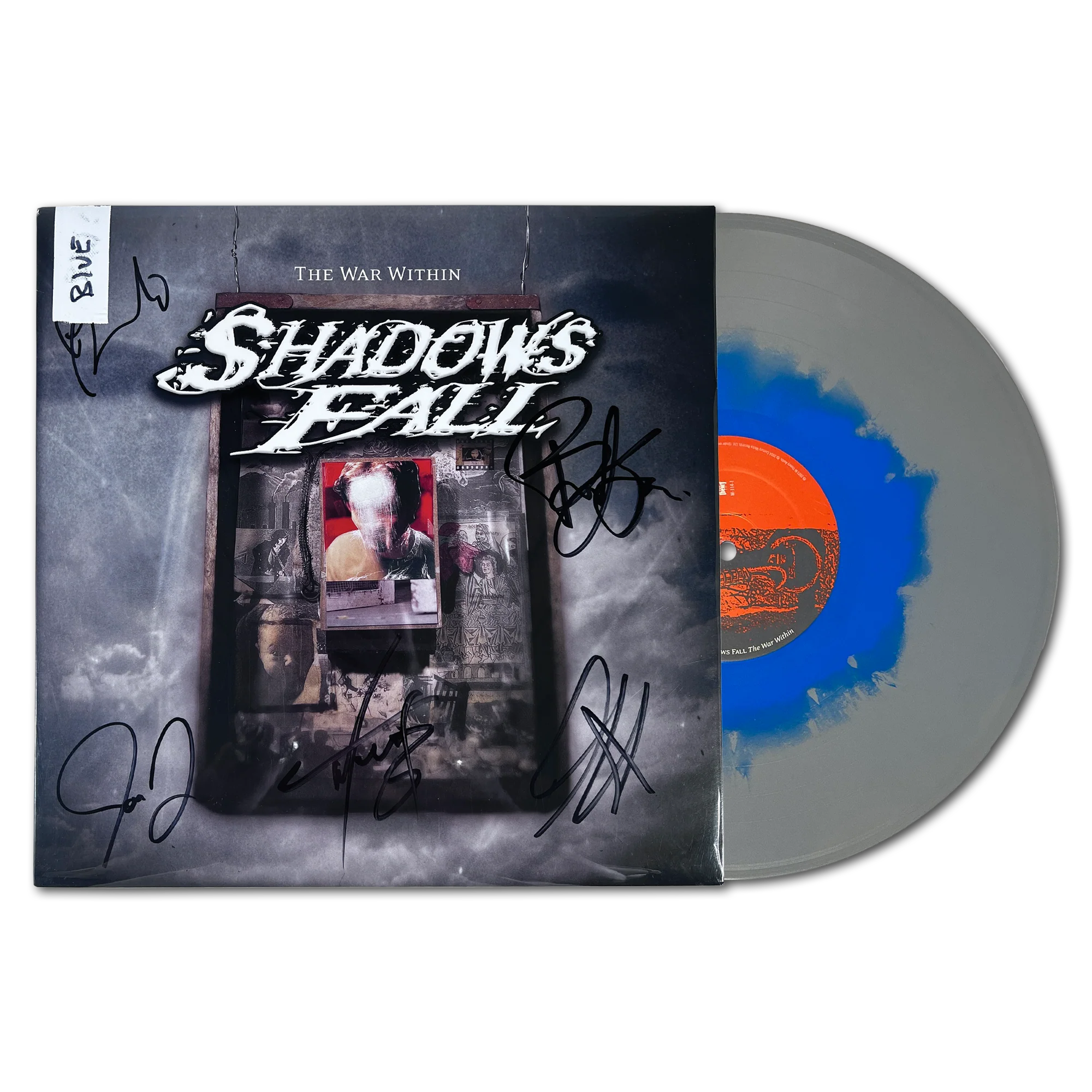 Shadows Fall "The War Within" LP - Blue Inside Silver Vinyl (Signed)