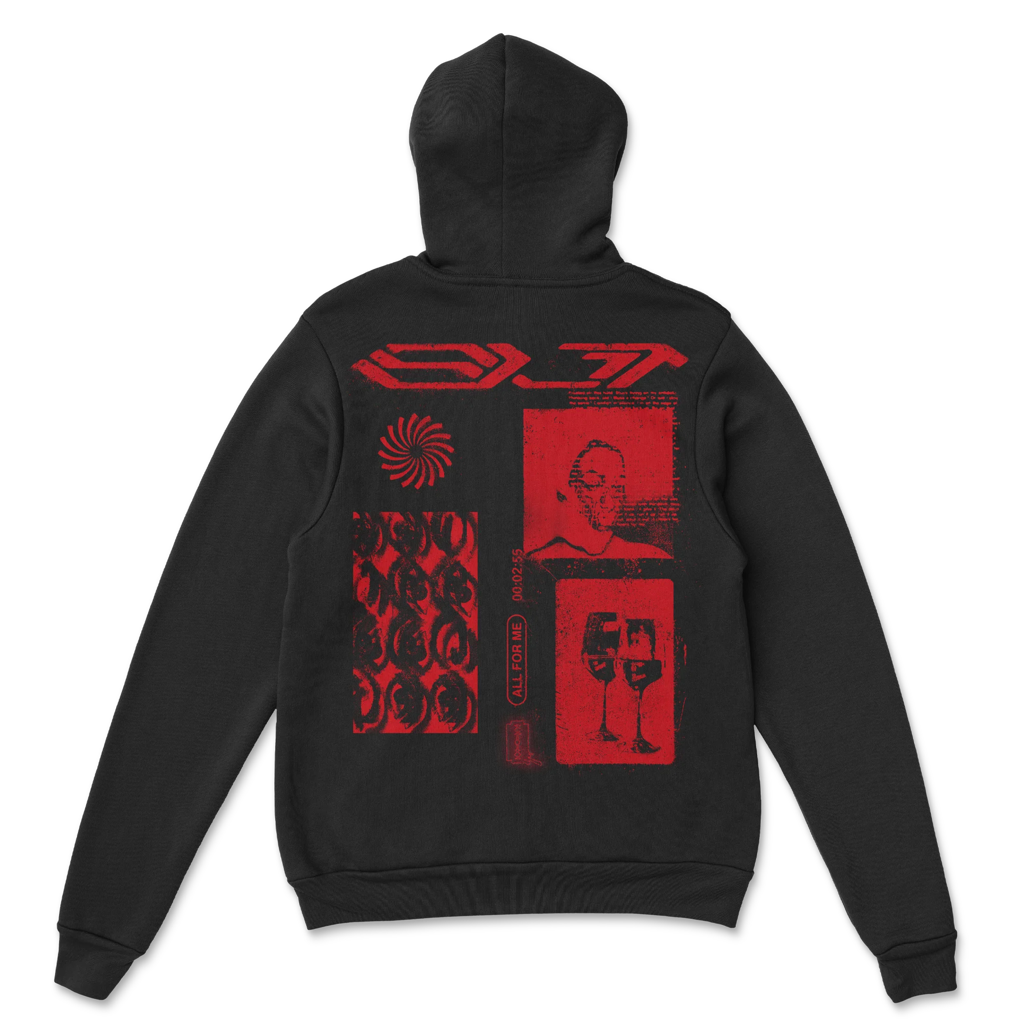 Slit - Black Hoodie - Image 3