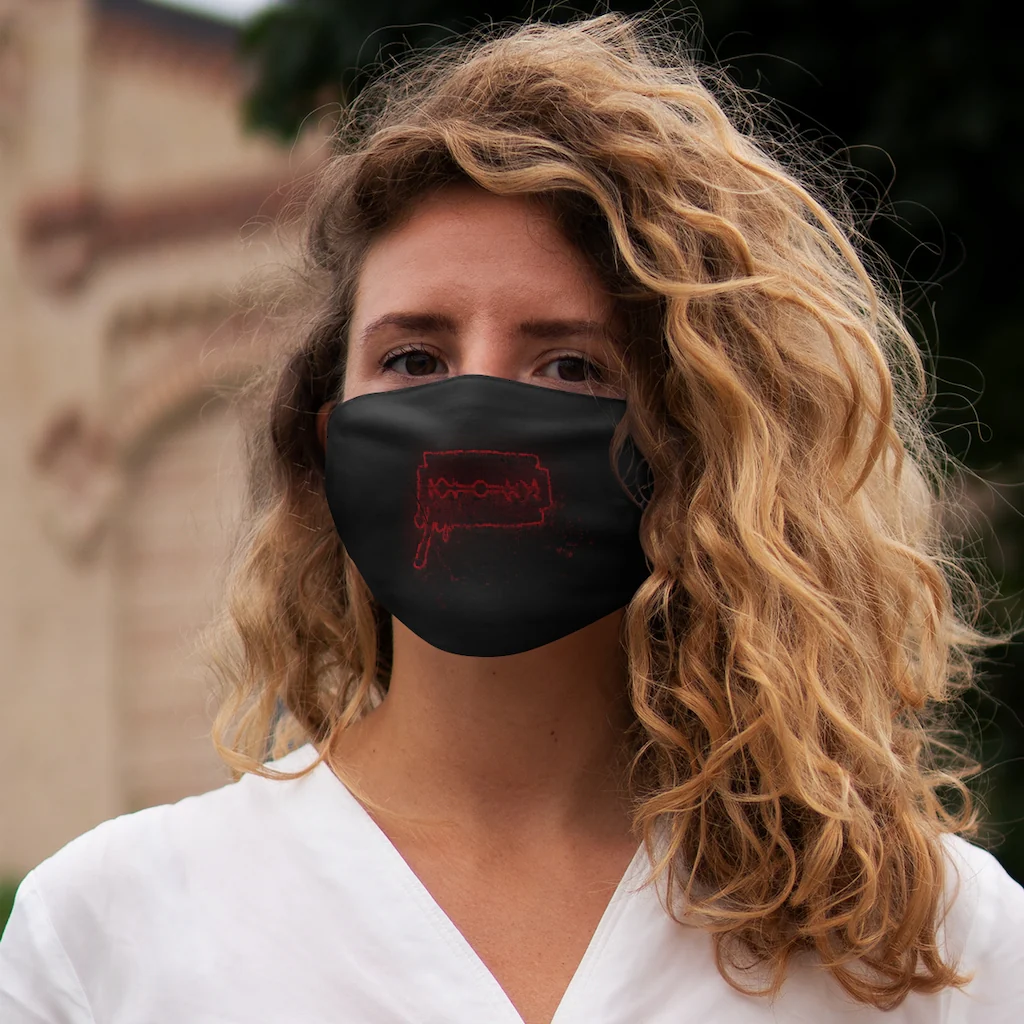Slit - Red Razor Face Mask - Image 6