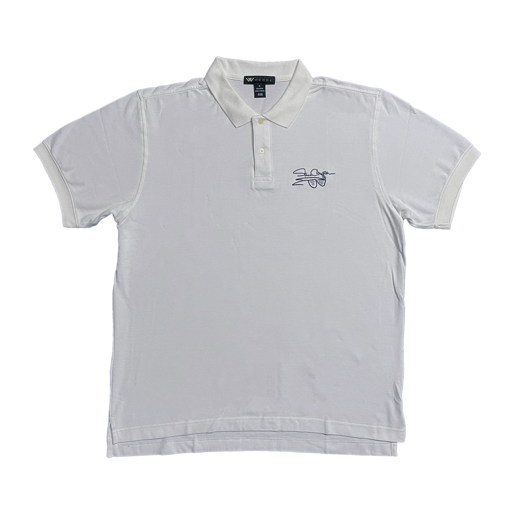 Steve Cropper - Embroidered White Polo Shirt