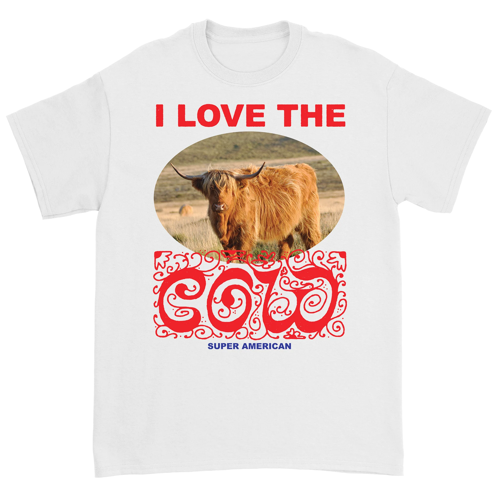 Super American - I Love the Cow T-Shirt