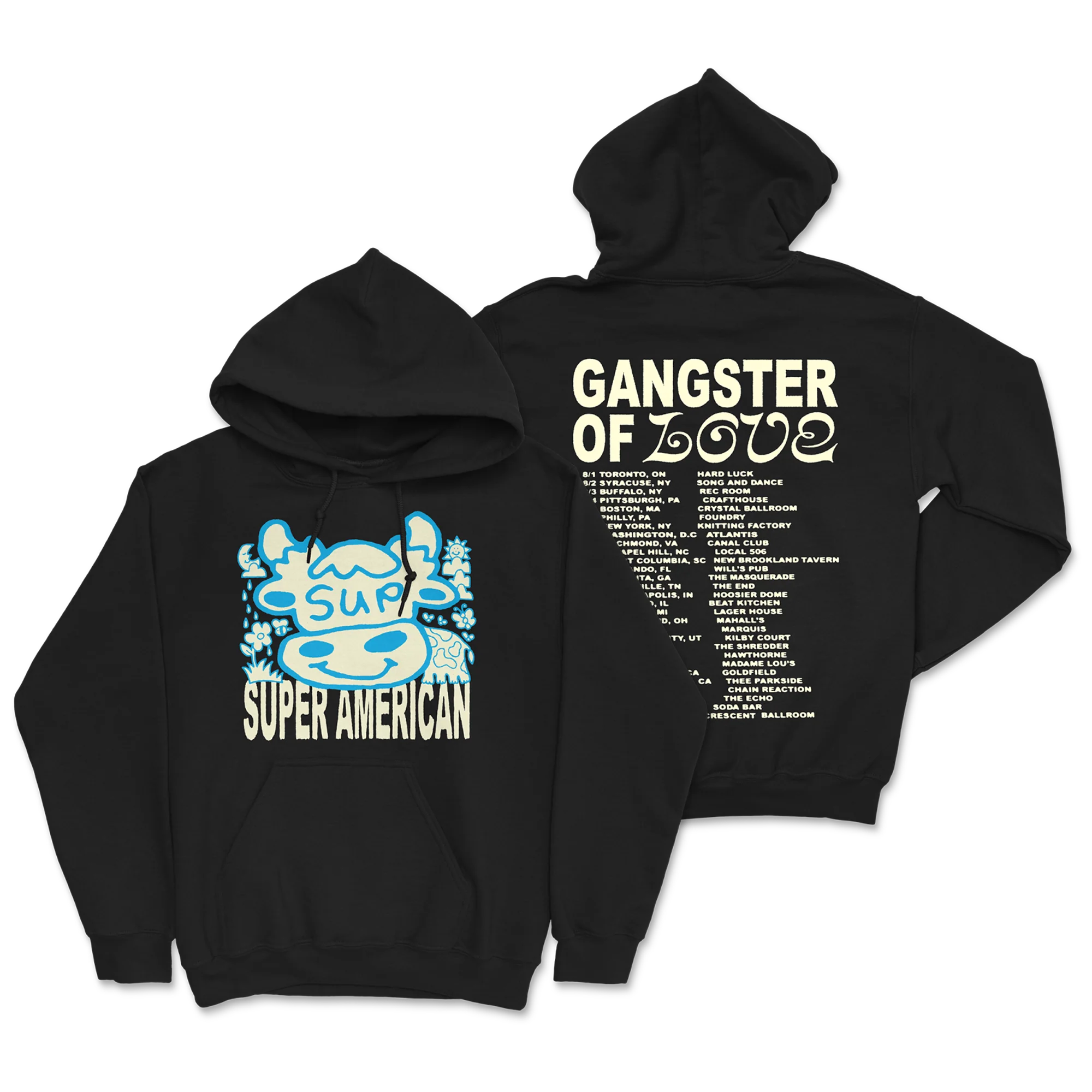 Super American - Tour Dates Hoodie