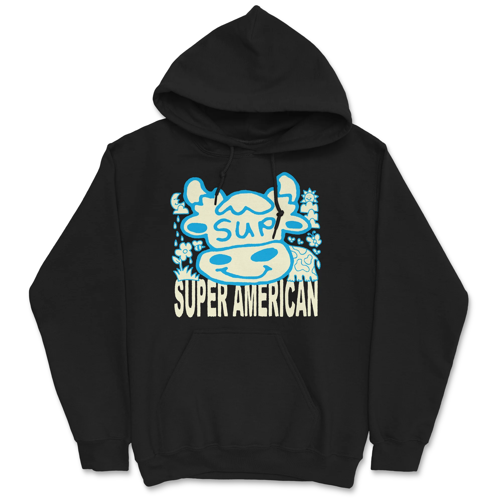 Super American - Tour Dates Hoodie - Image 2