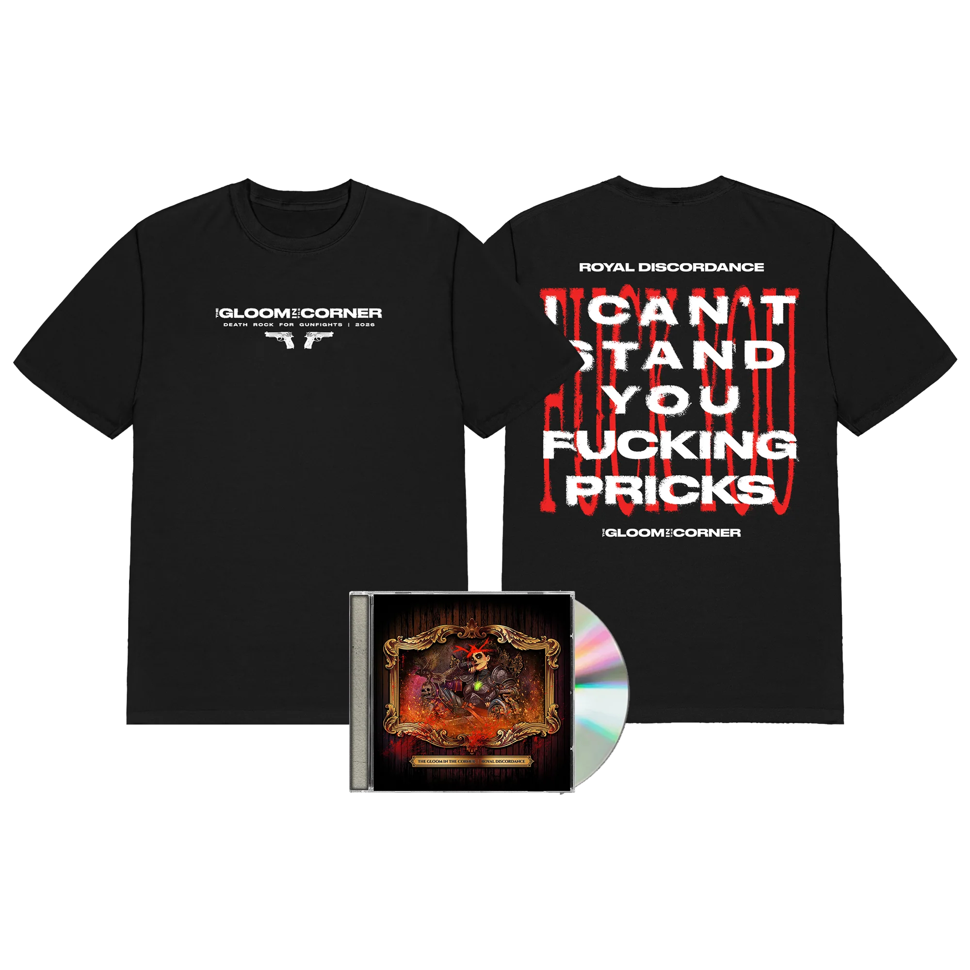 The Gloom In The Corner - Cant Stand You T-Shirt + CD