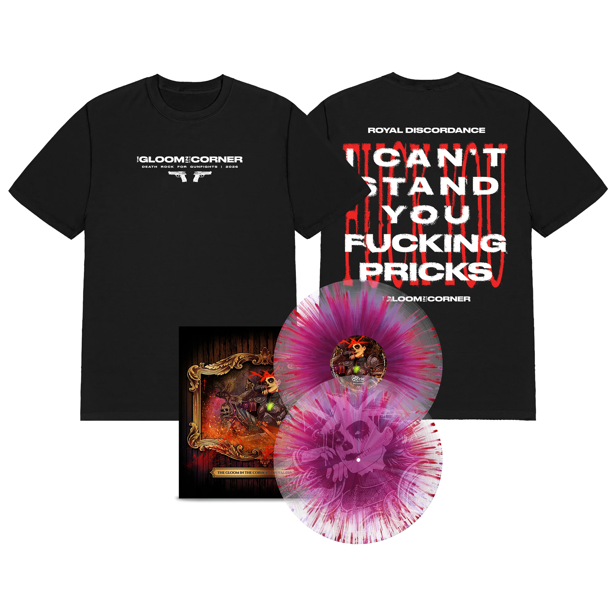 The Gloom In The Corner - Cant Stand You T-Shirt + Vinyl Bundle