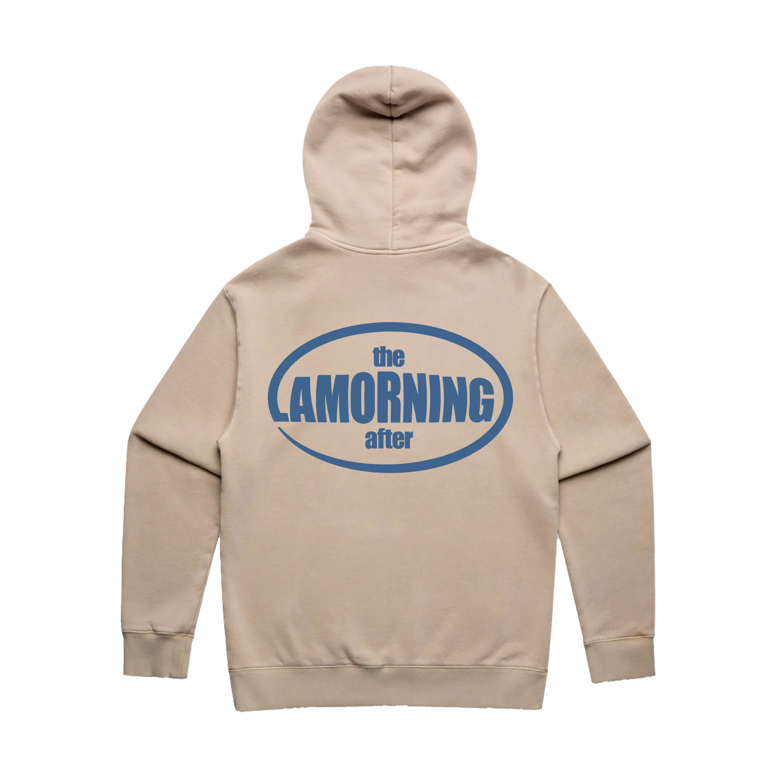 The Lamorning After - Logo Hoodie - Faded Taupe - Image 2