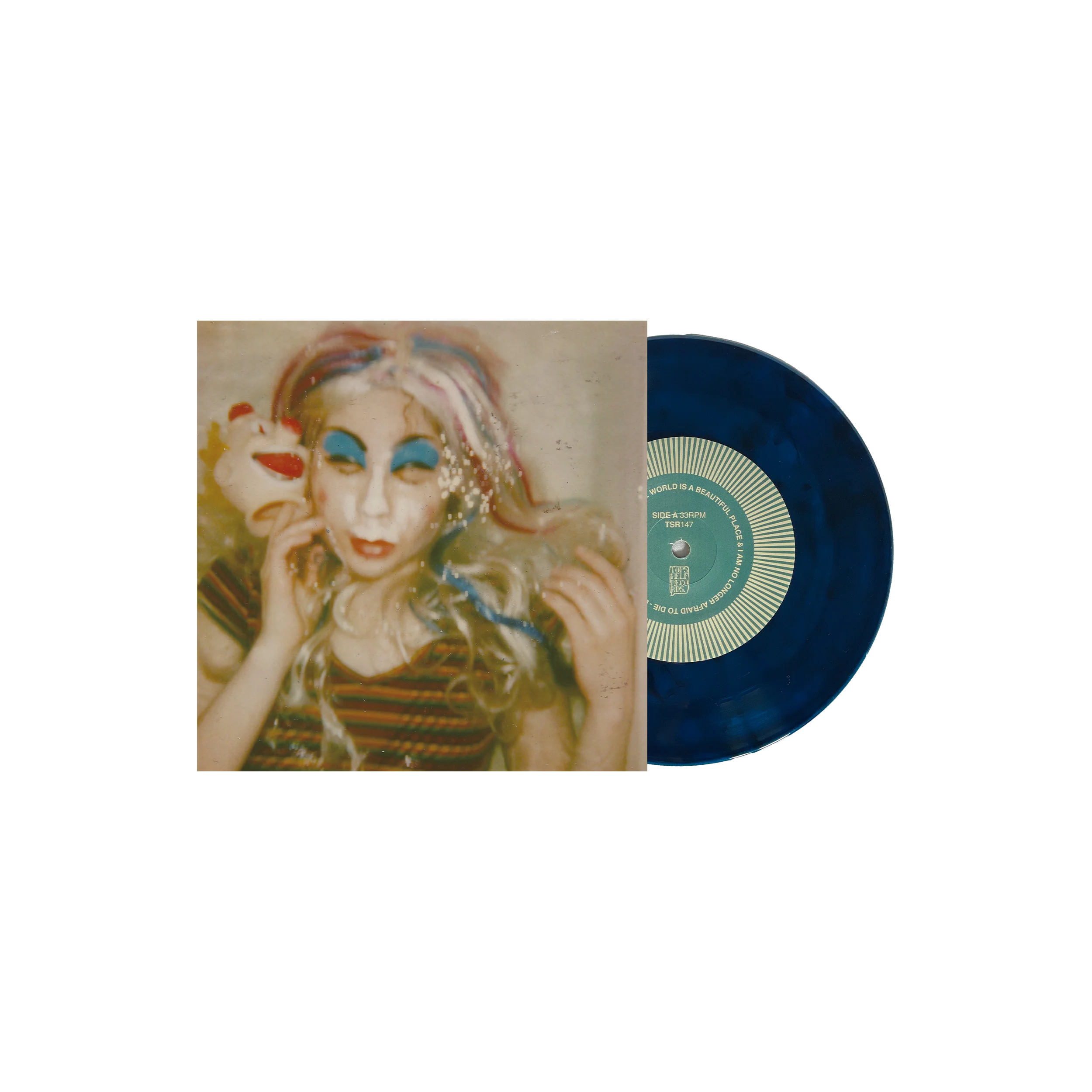 TWIABP - Long Live Happy Birthday - Transparent Blue 7" LP
