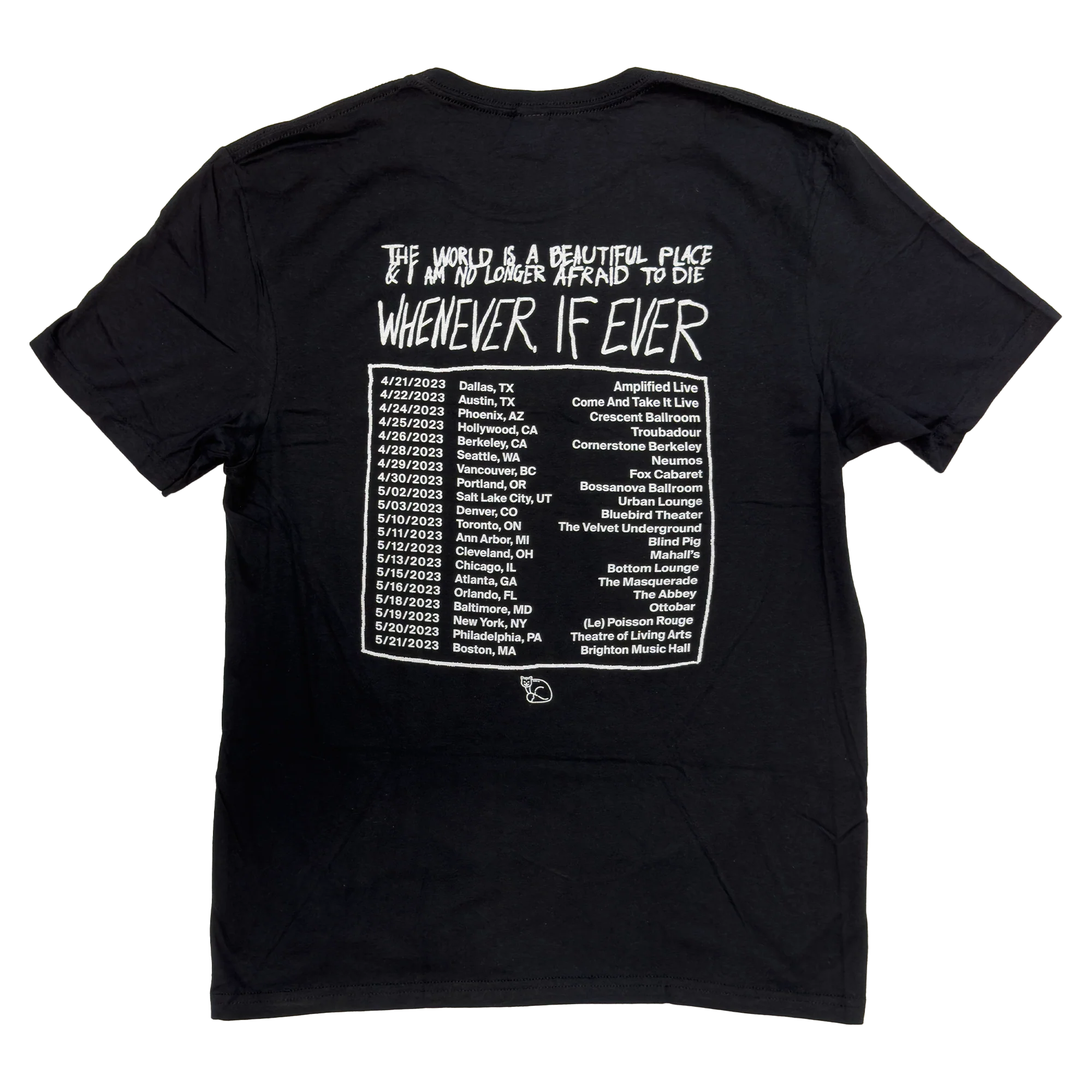 TWIABP - Whenever Tour Shirt - Image 3