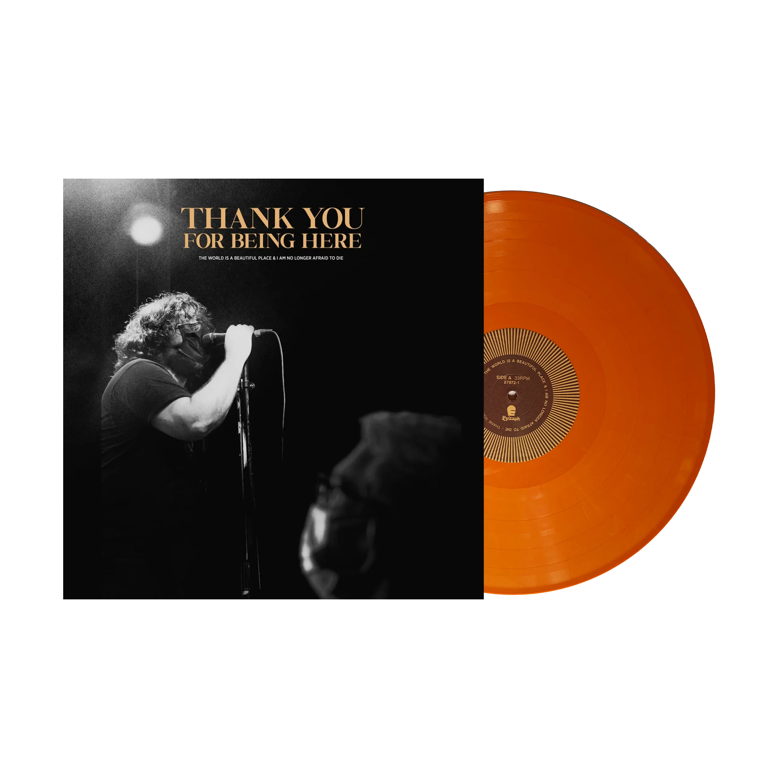 TWIABP - Thank You For Being Here - Peach Swirl LP