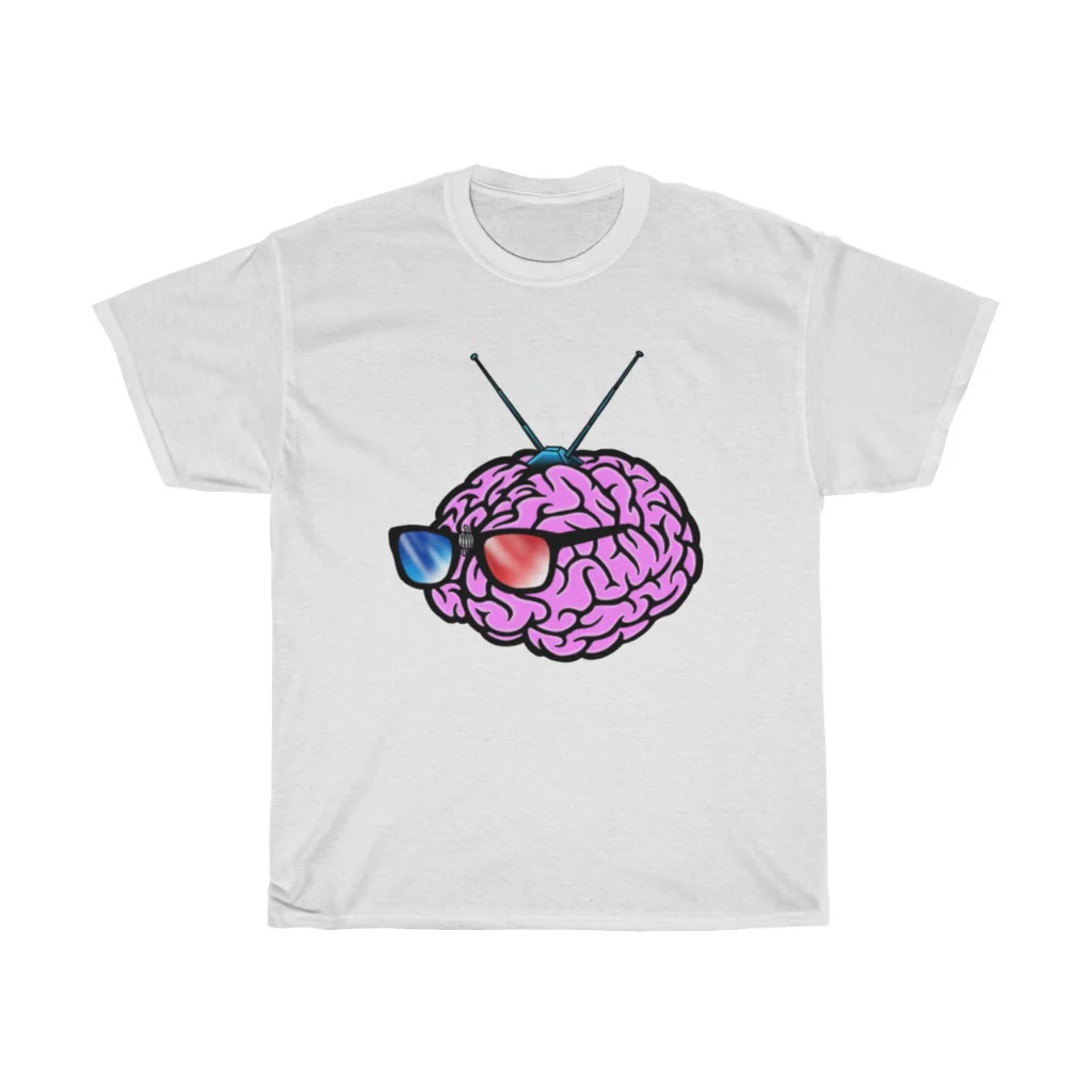 NerdyVision - Brain Logo T - Image 2