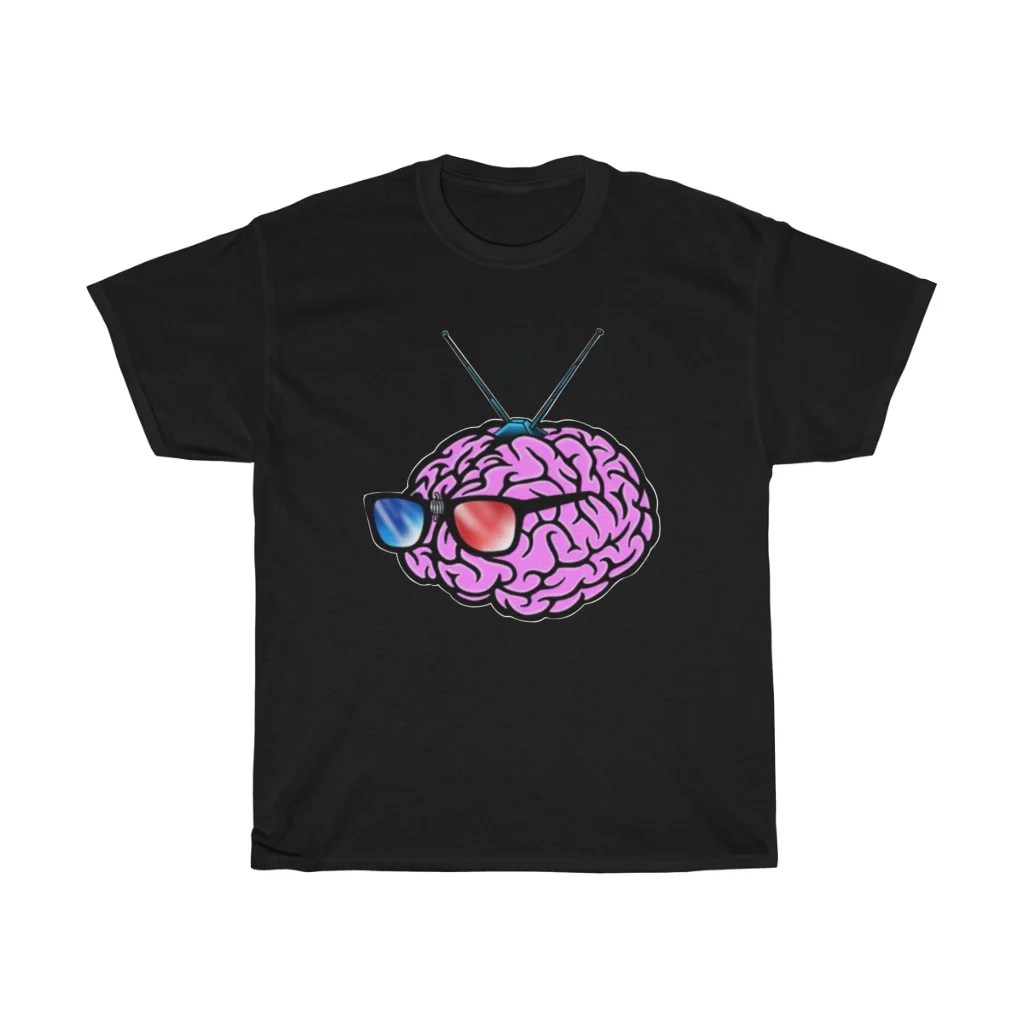 NerdyVision - Brain Logo T - Image 3