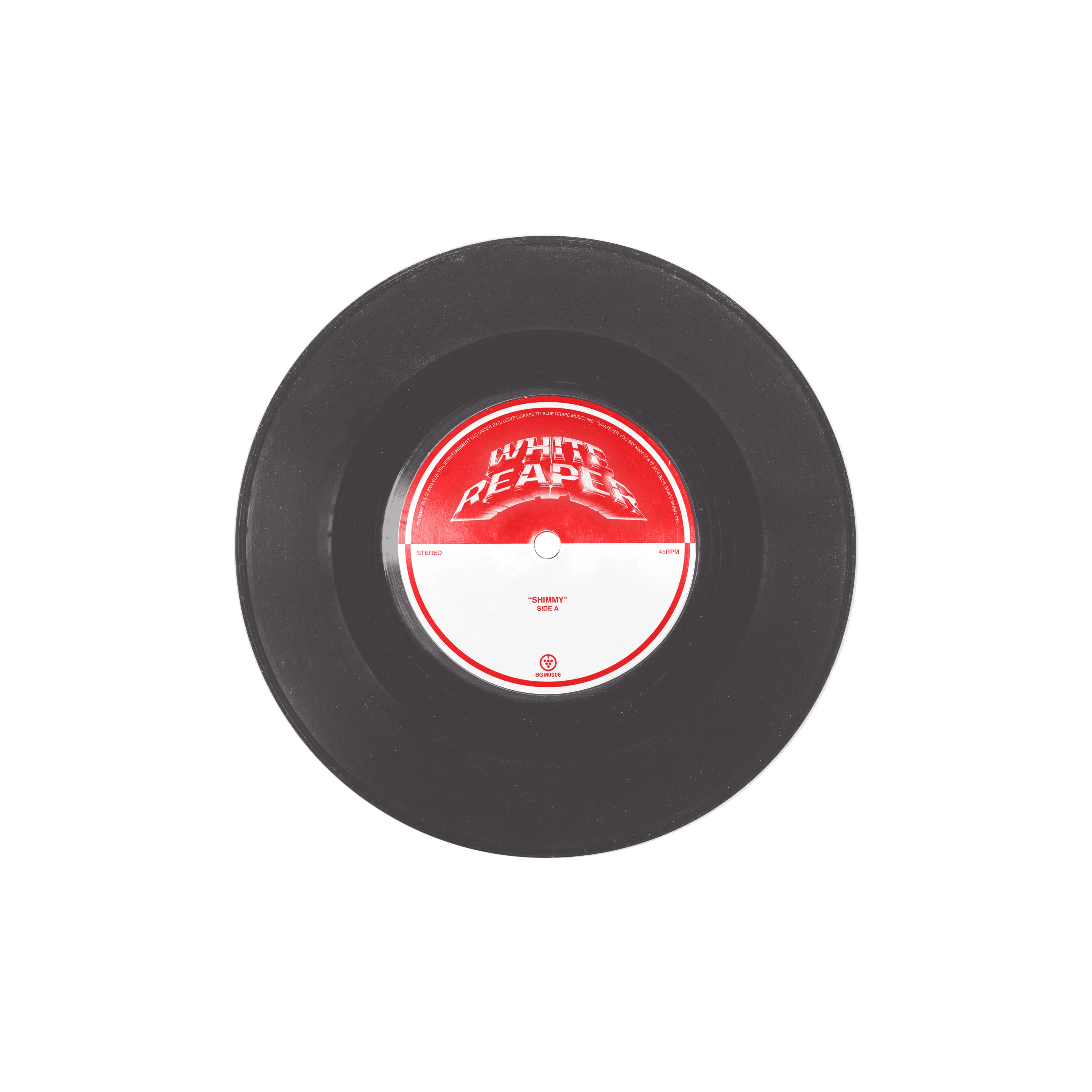 White Reaper x Spiritual Cramp 7" Split - Black Ice Variant - Image 2