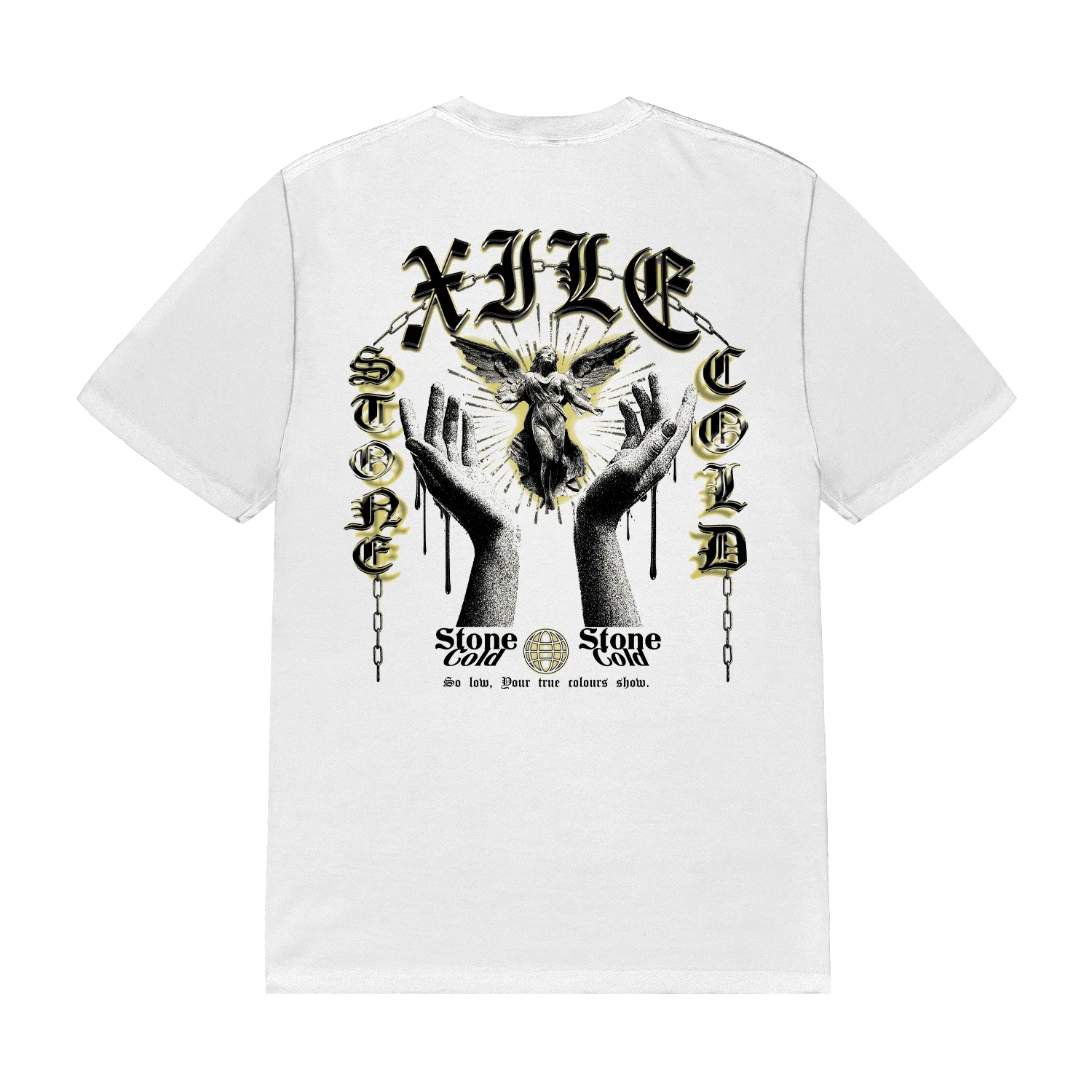 Xile - Stone Cold White T-Shirt - Image 2