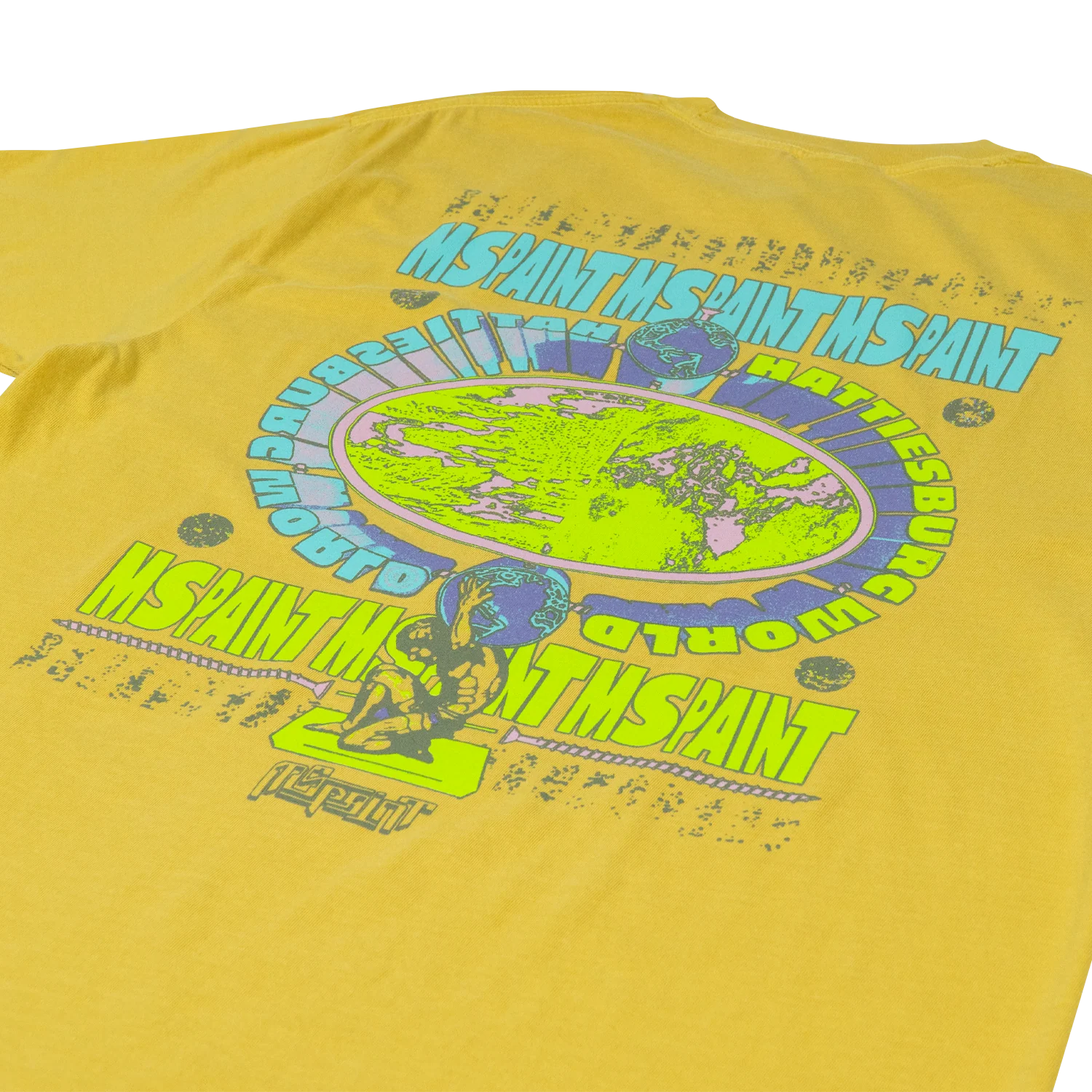 MSPAINT - Yellow Atlas Tee - Image 3