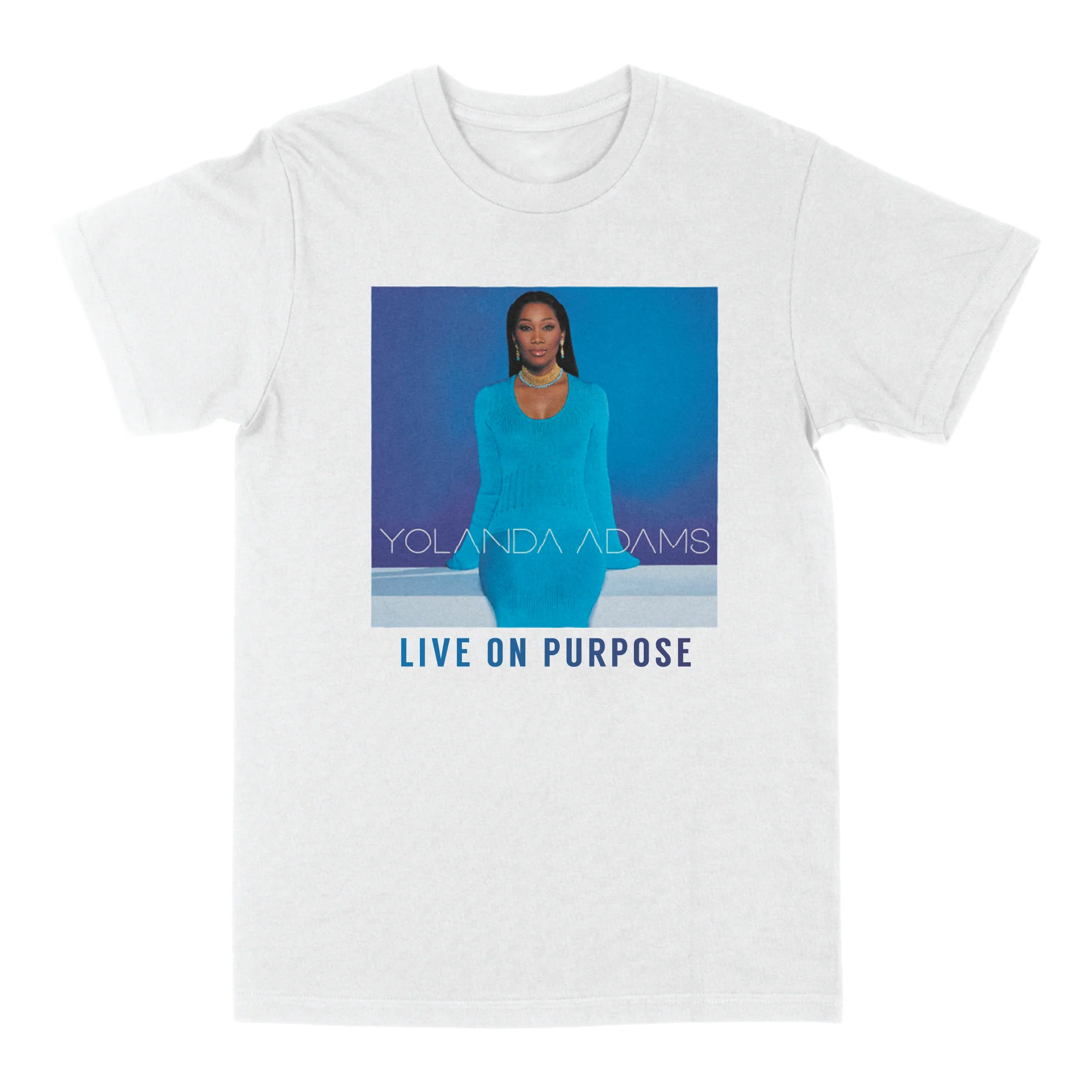 Yolanda Adams - Live On Purpose Photo Shirt