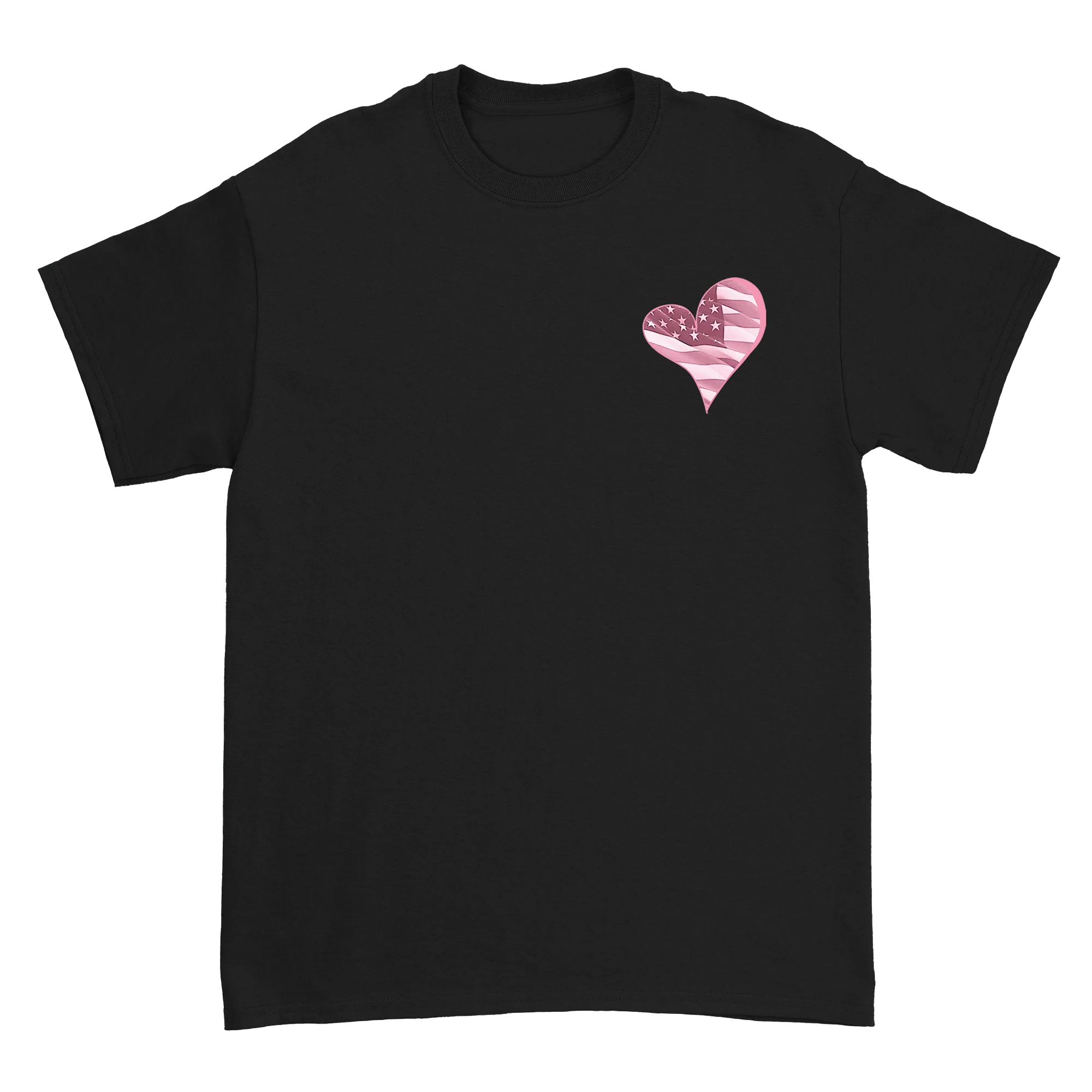 Zoe Day - Heart T-Shirt - Black - Image 2